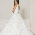 3D FLORAL BALL GOWN