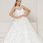 3D FLORAL BALL GOWN