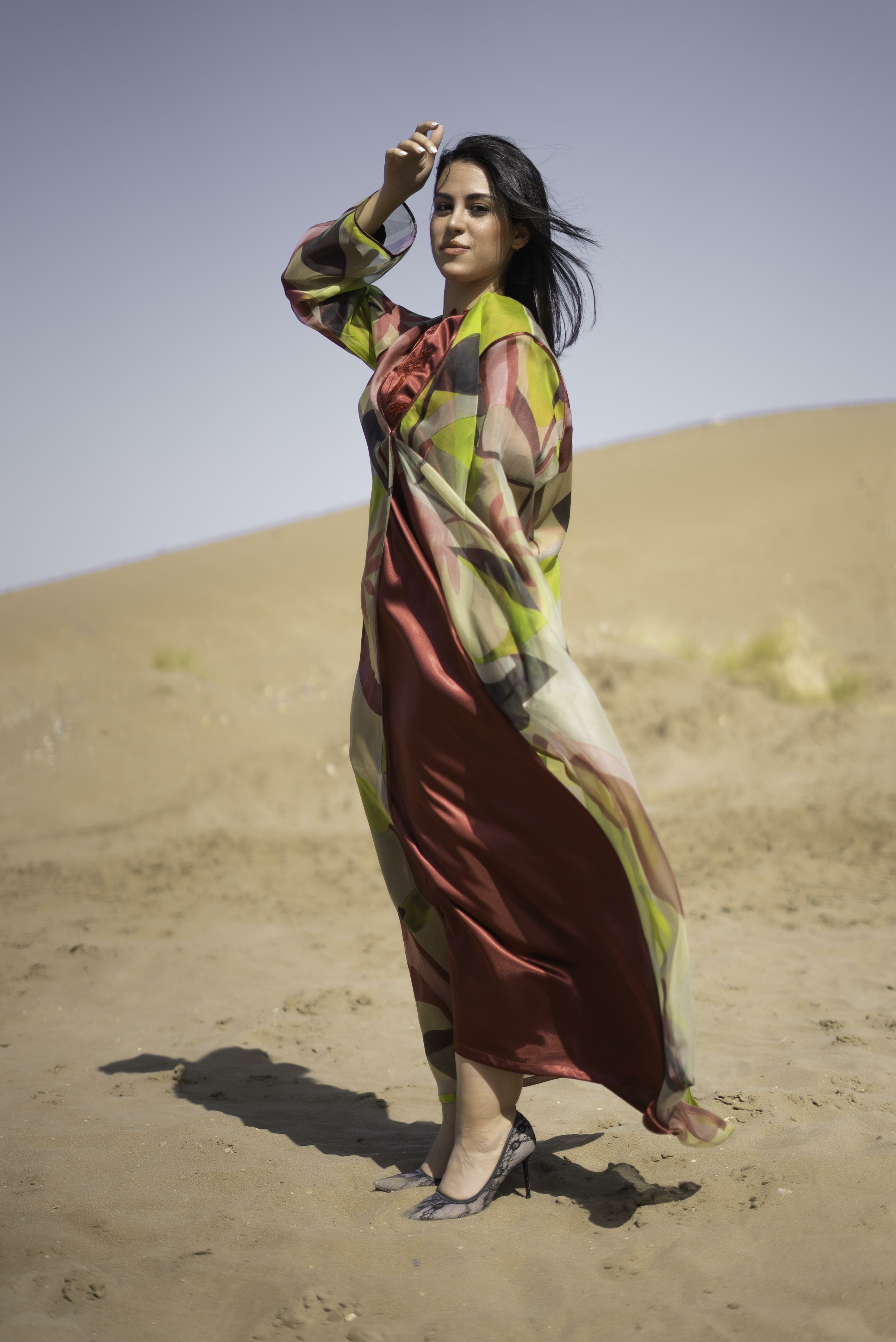 ARTISTIC FLARE KAFTAN SET