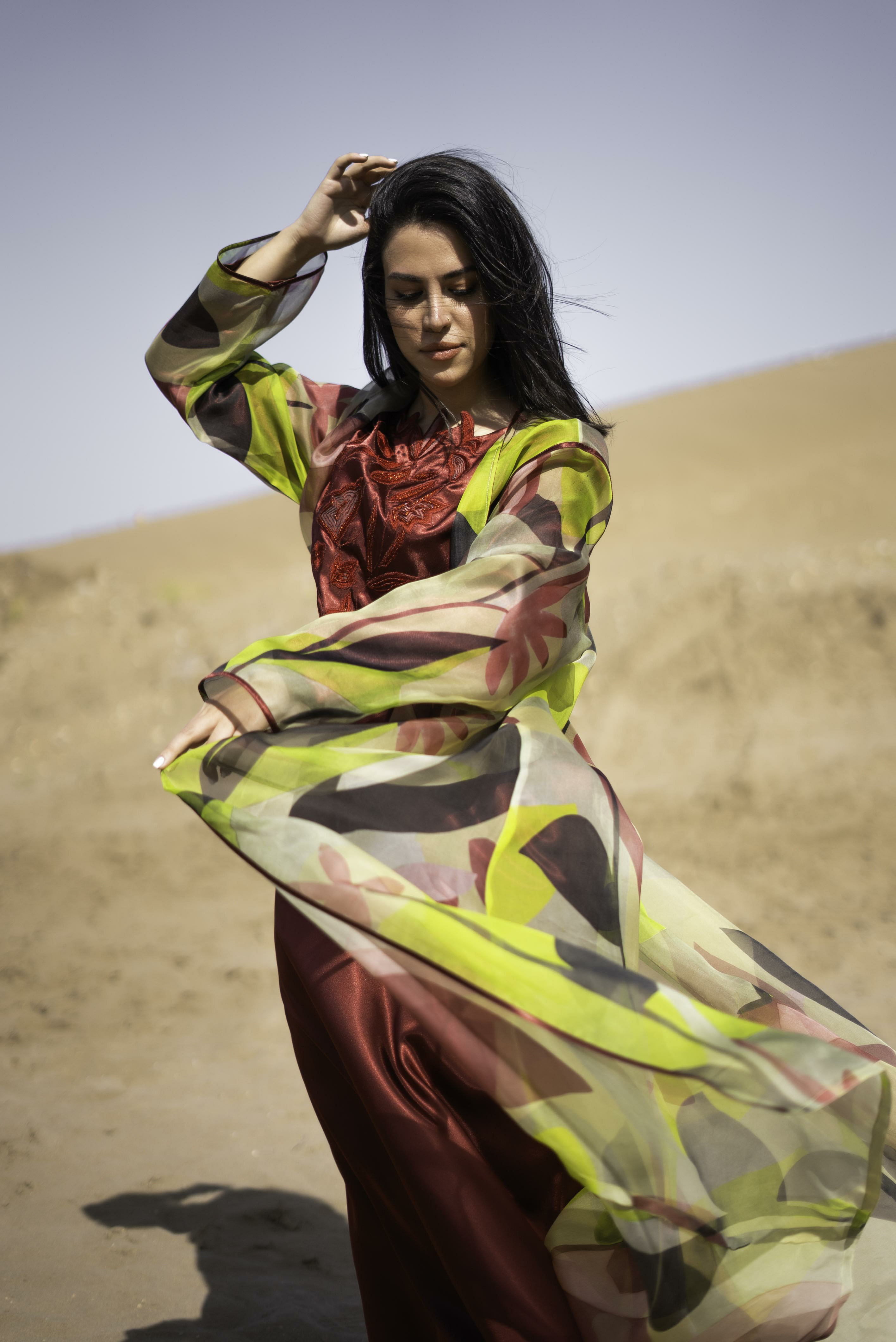 ARTISTIC FLARE KAFTAN SET