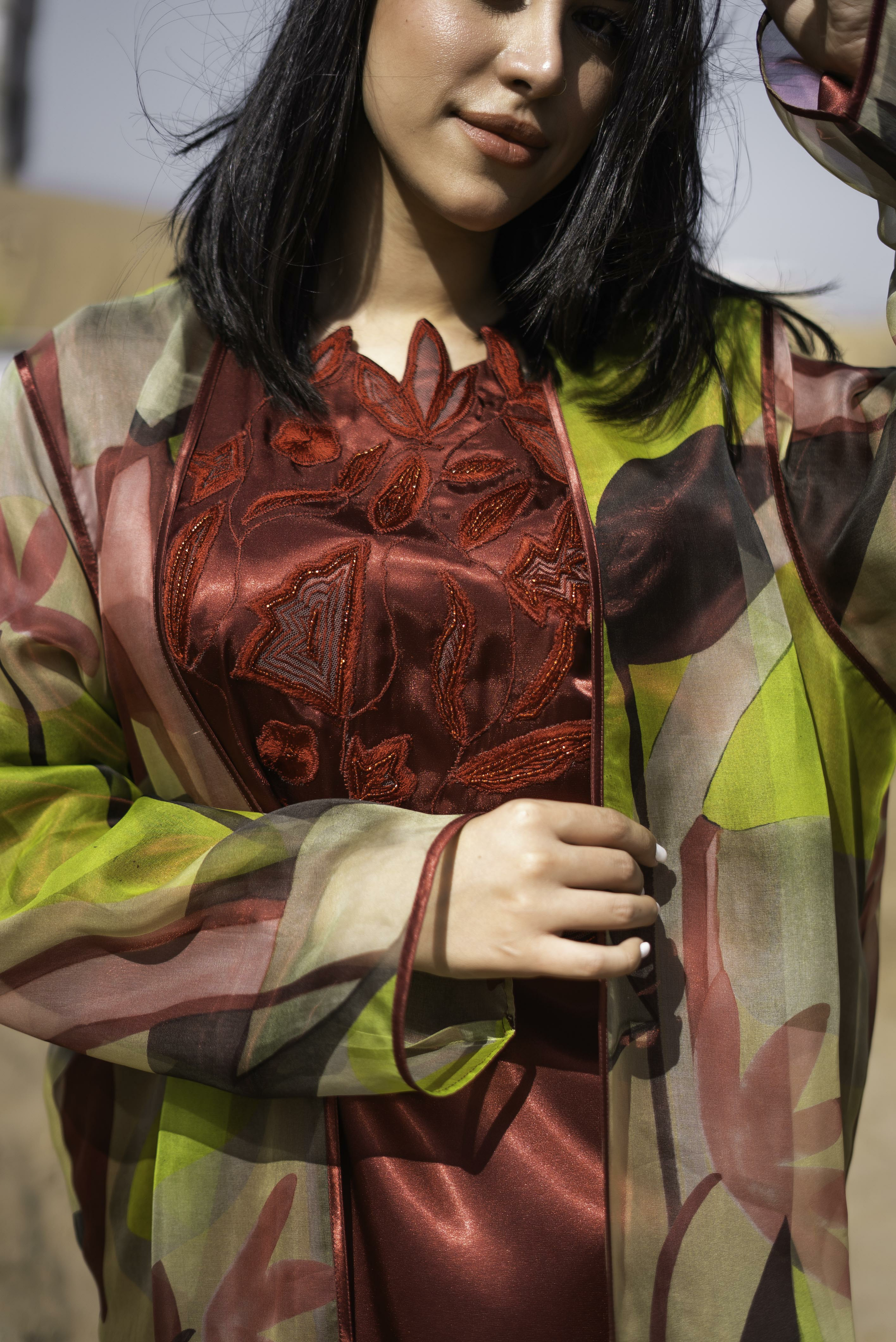 ARTISTIC FLARE KAFTAN SET