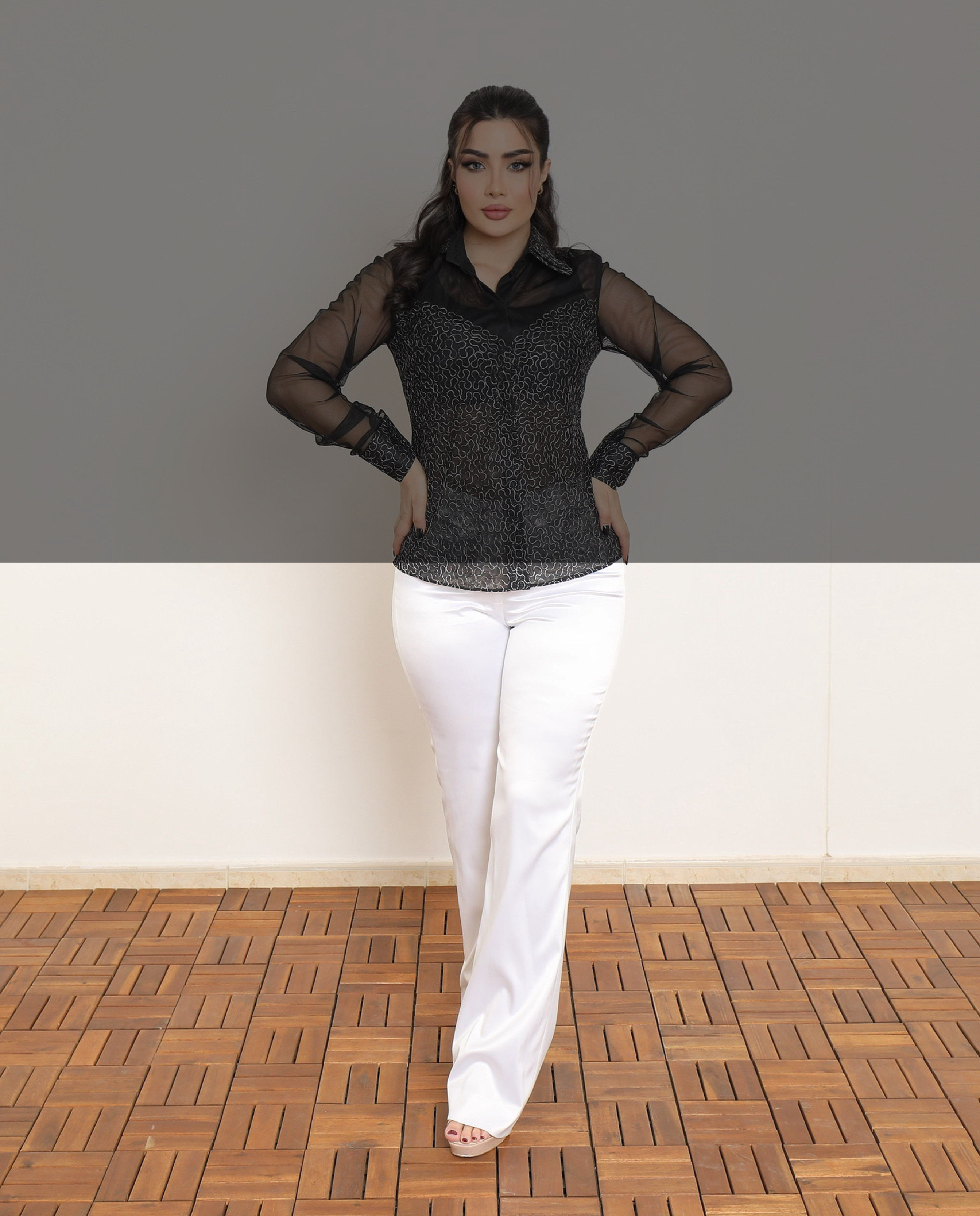 CLASSIC WHITE TAILORED TROUSERS