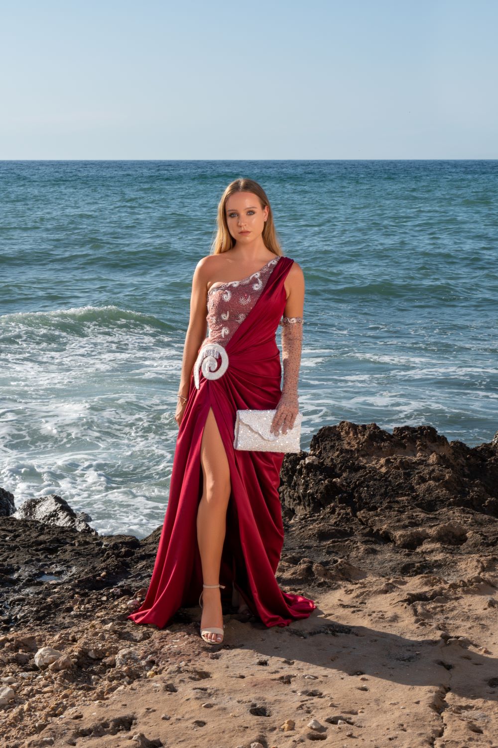 CRIMSON WAVE GOWN