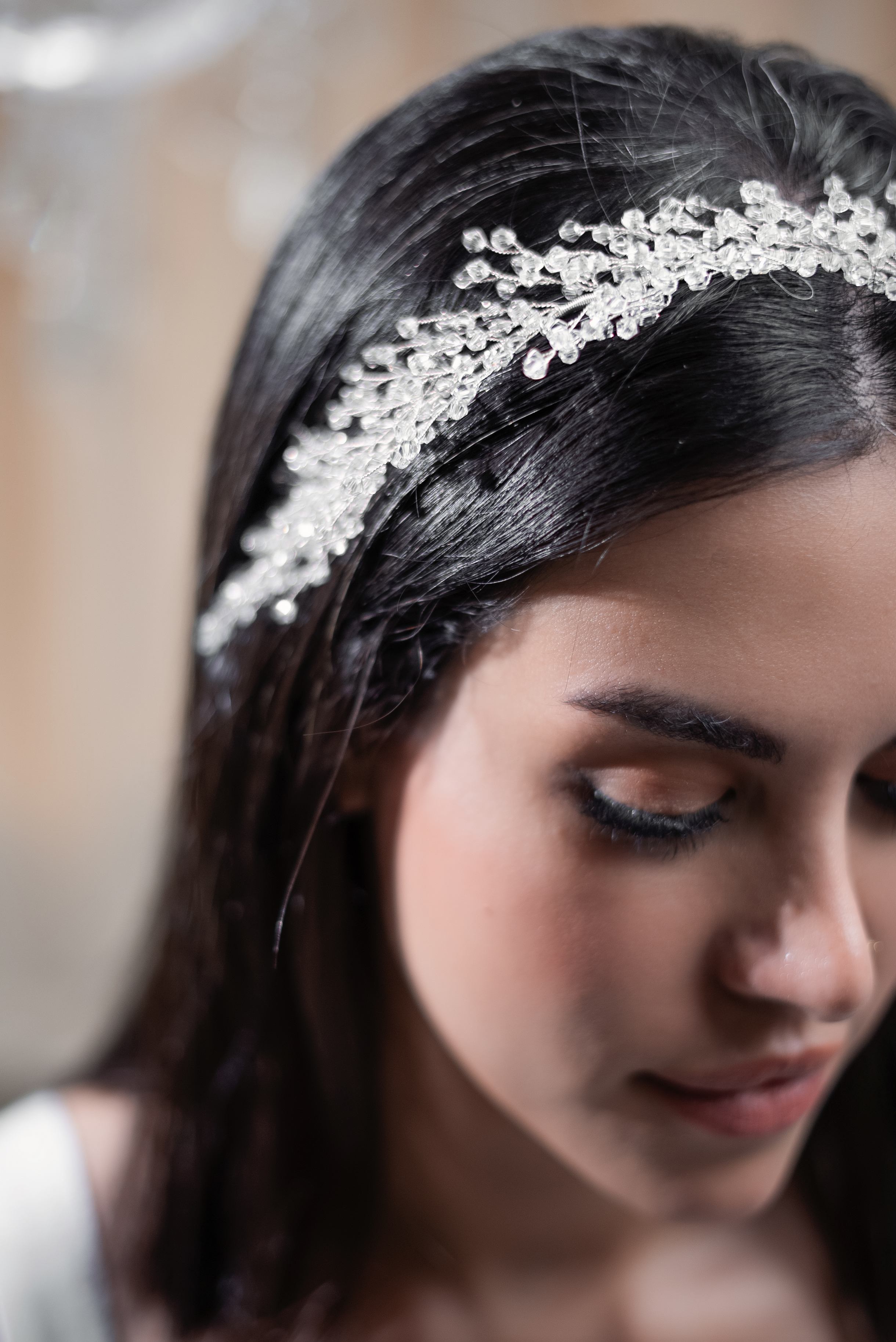 CRYSTAL BRANCH BRIDAL HEADBAND
