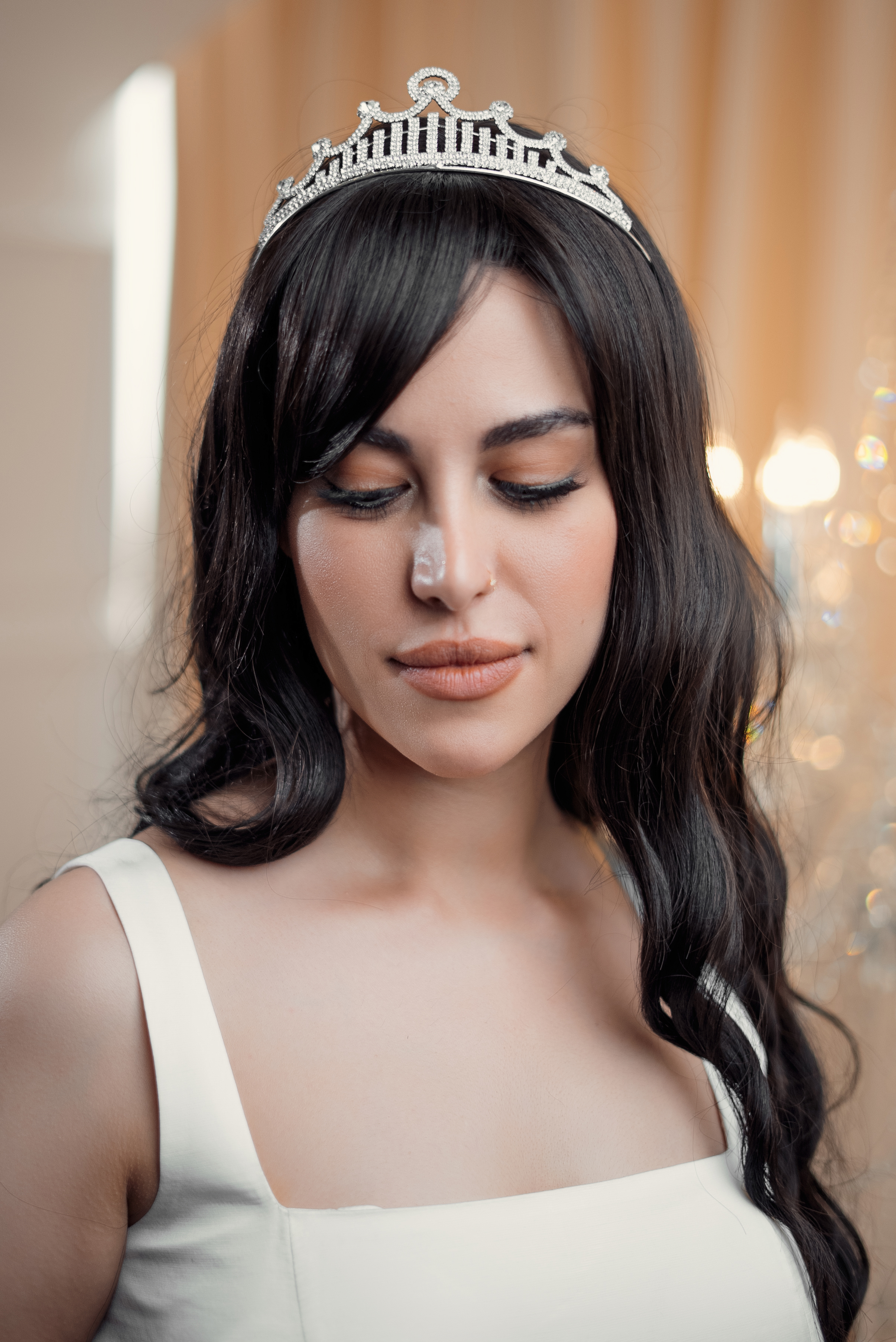 CRYSTAL CROWN BRIDAL TIARA