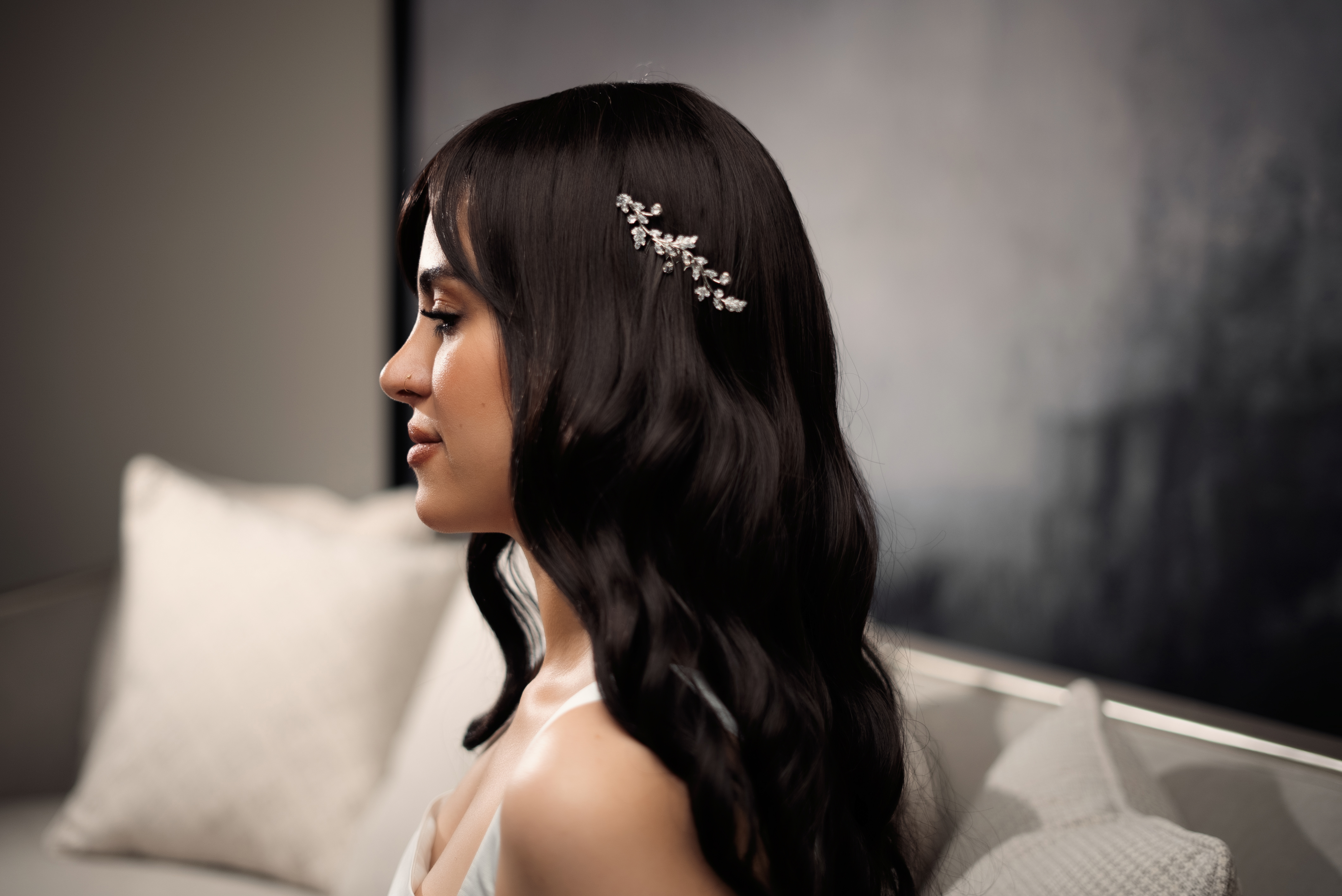 CRYSTAL VINE HAIR CLIP