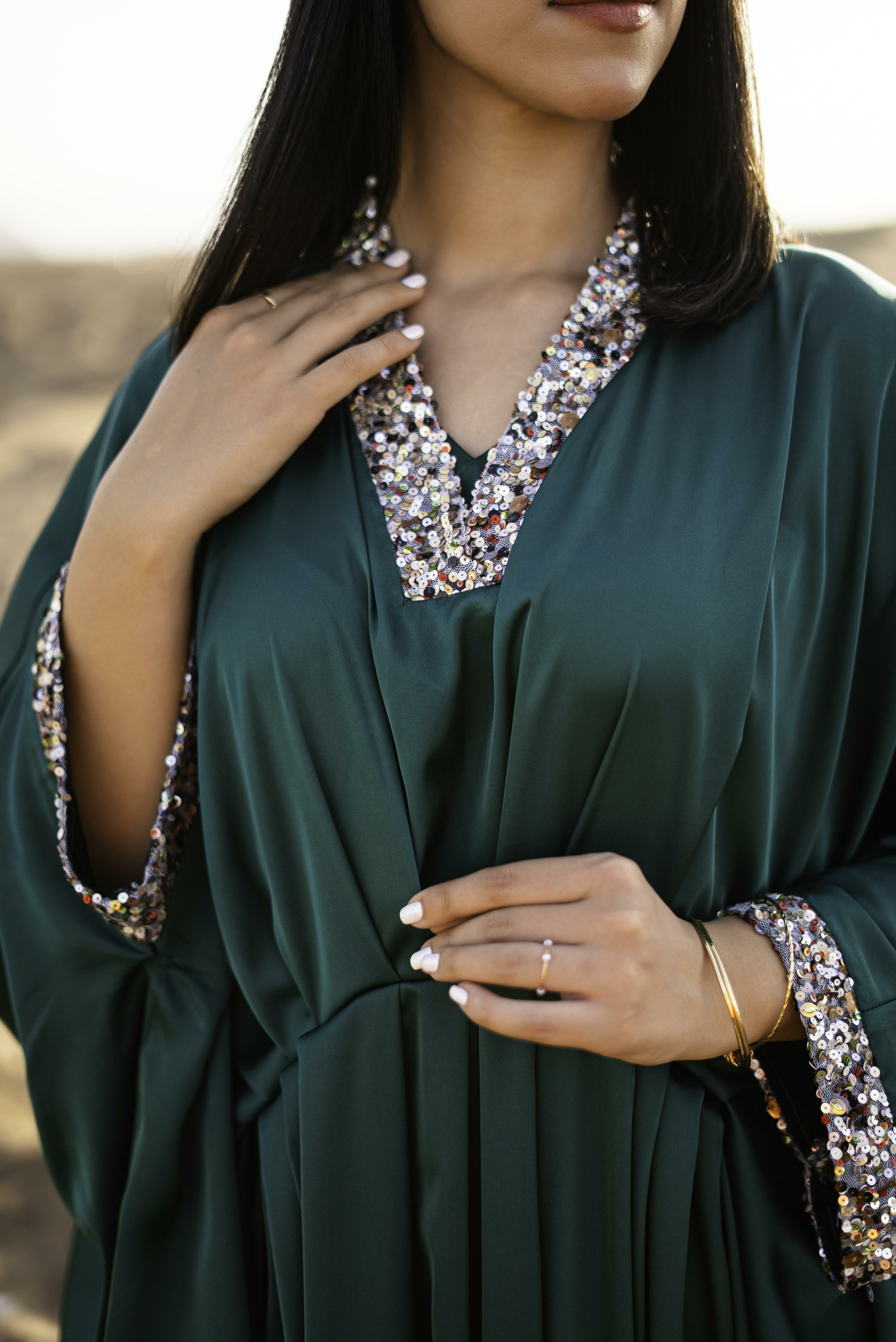 EMERALD ALLURE KAFTAN