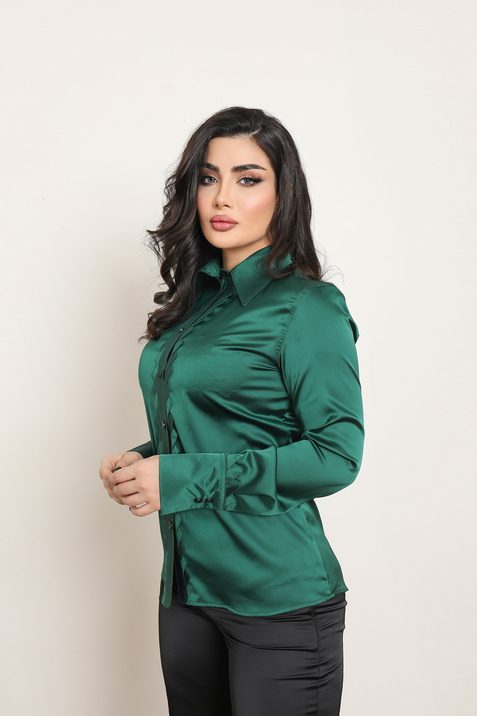 EMERALD GLAM BLOUSE