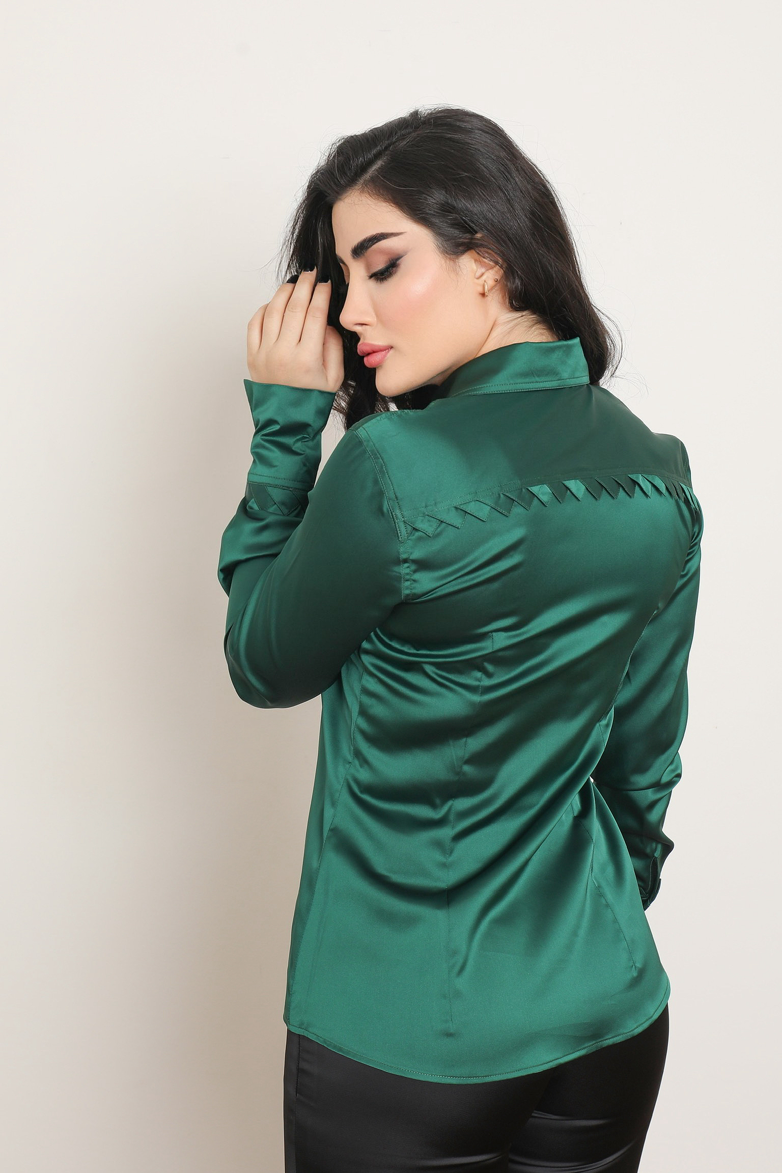 EMERALD GLAM BLOUSE