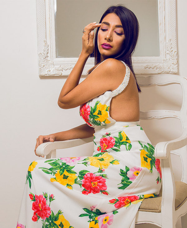 FLORAL ELEGANCE MAXI DRESS