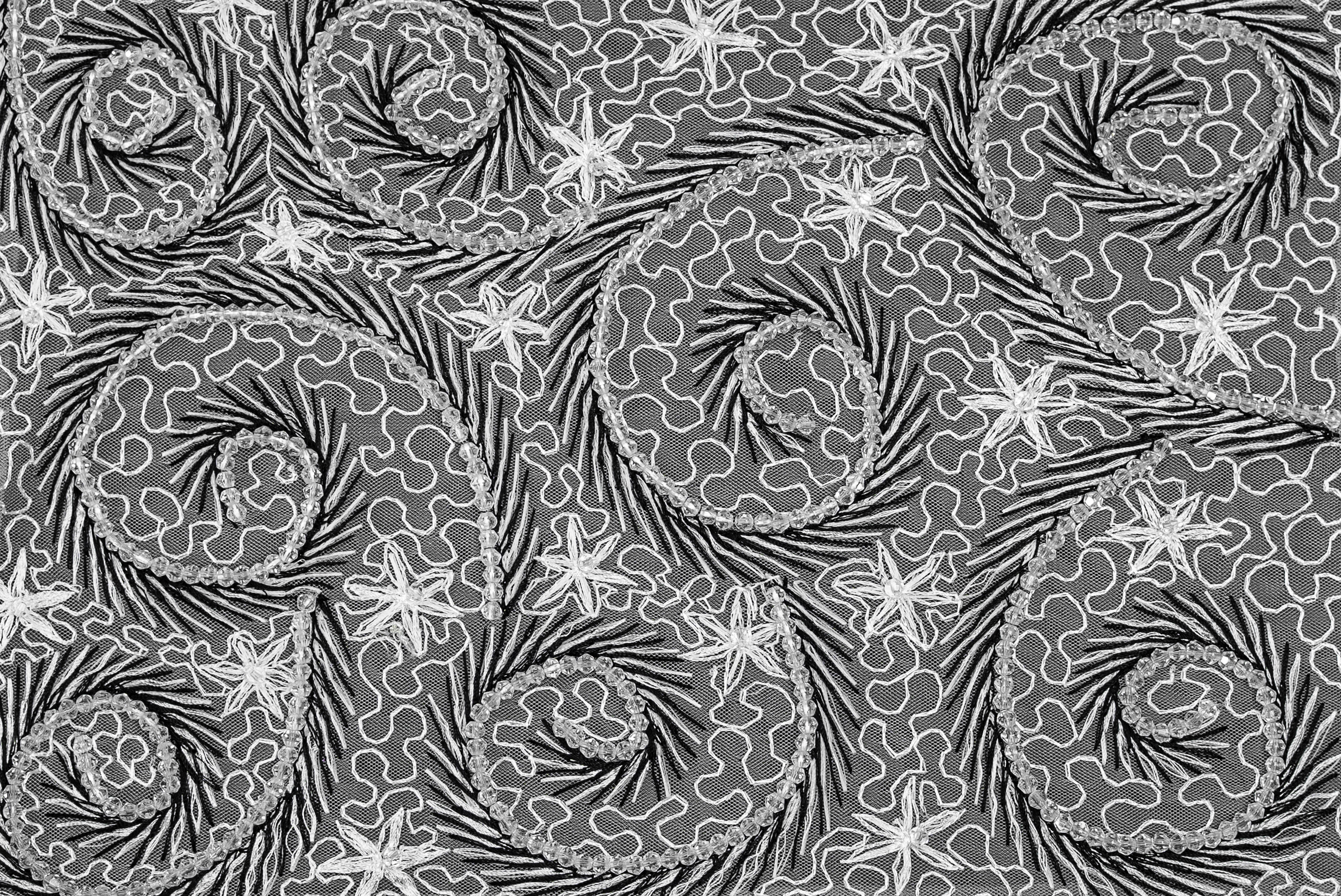 GALAXY SWIRL EMBROIDERY TULLE