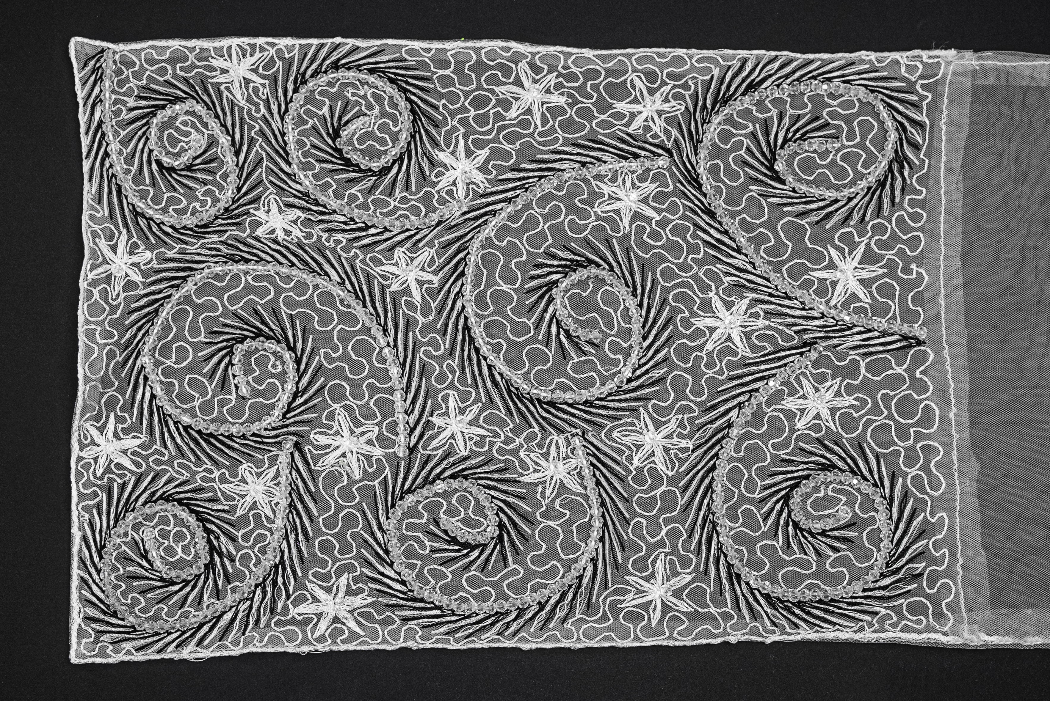 GALAXY SWIRL EMBROIDERY TULLE