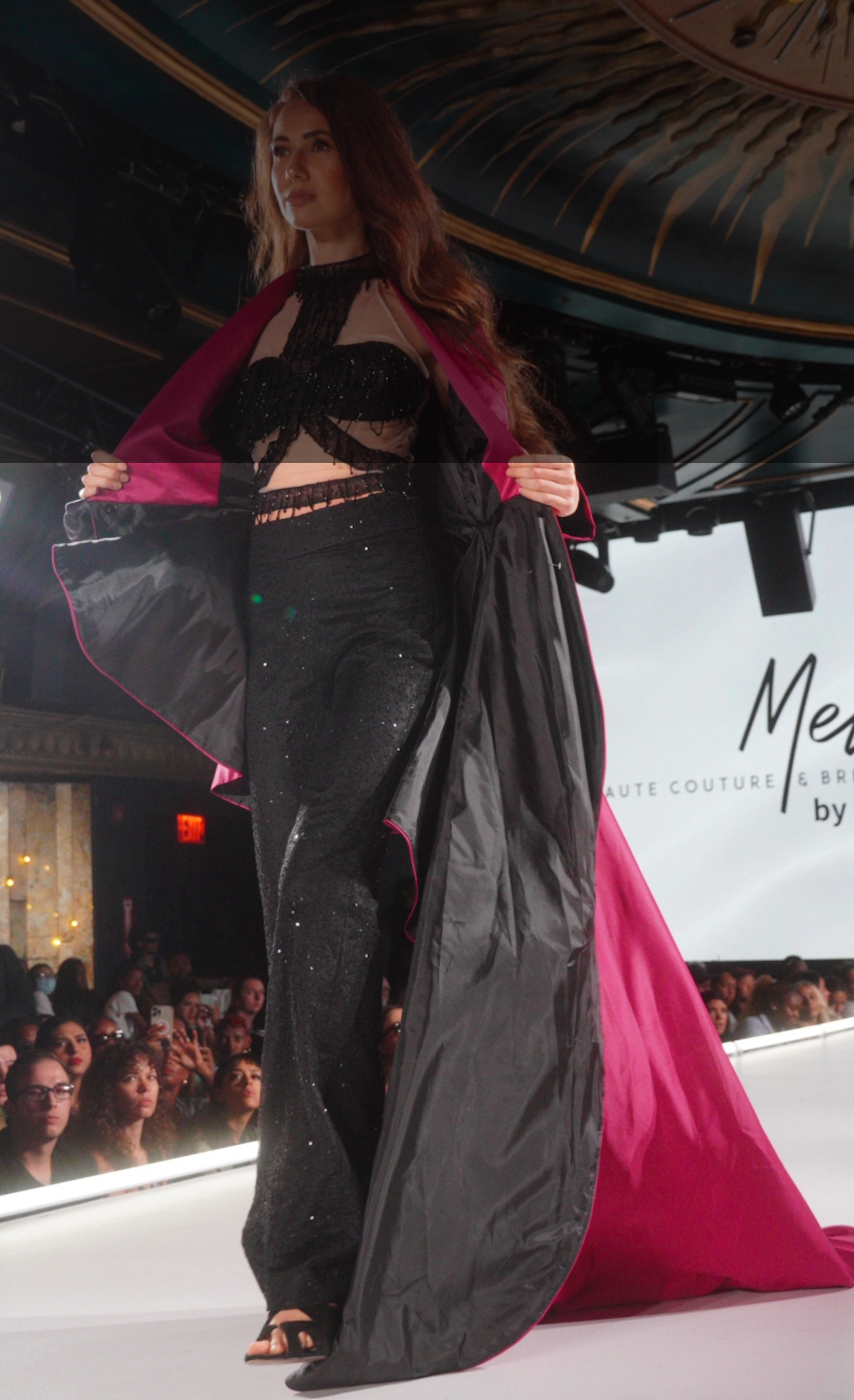 GLAMOROUS BLACK SPARKLE TROUSERS