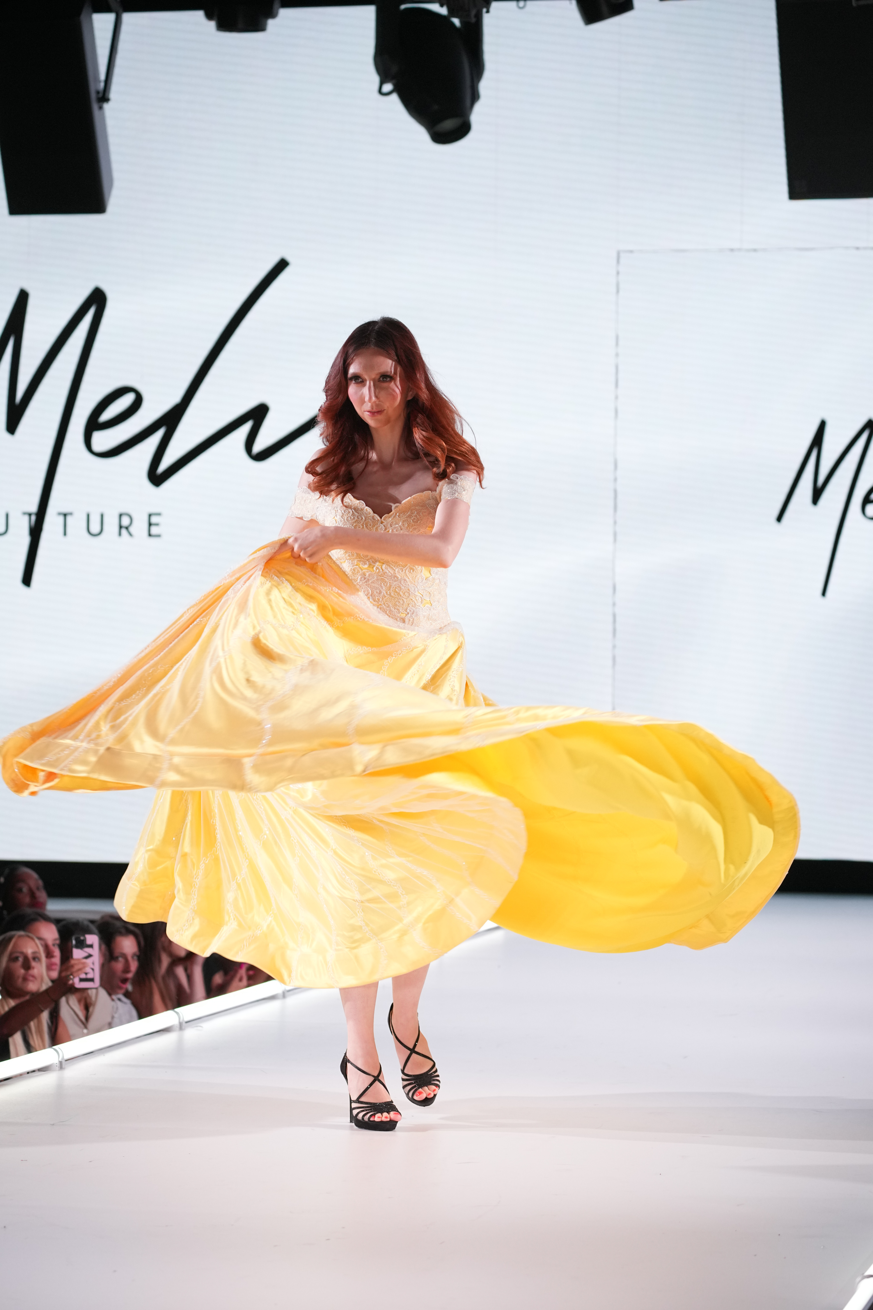 GOLDEN SUNFLOWER BALL GOWN