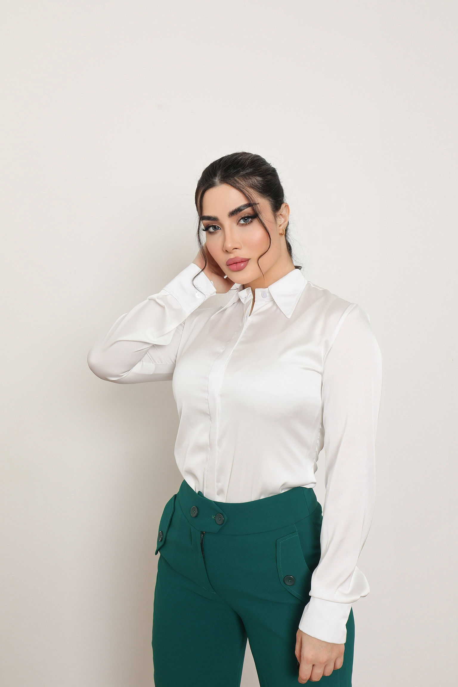 IVORY LUXE BLOUSE