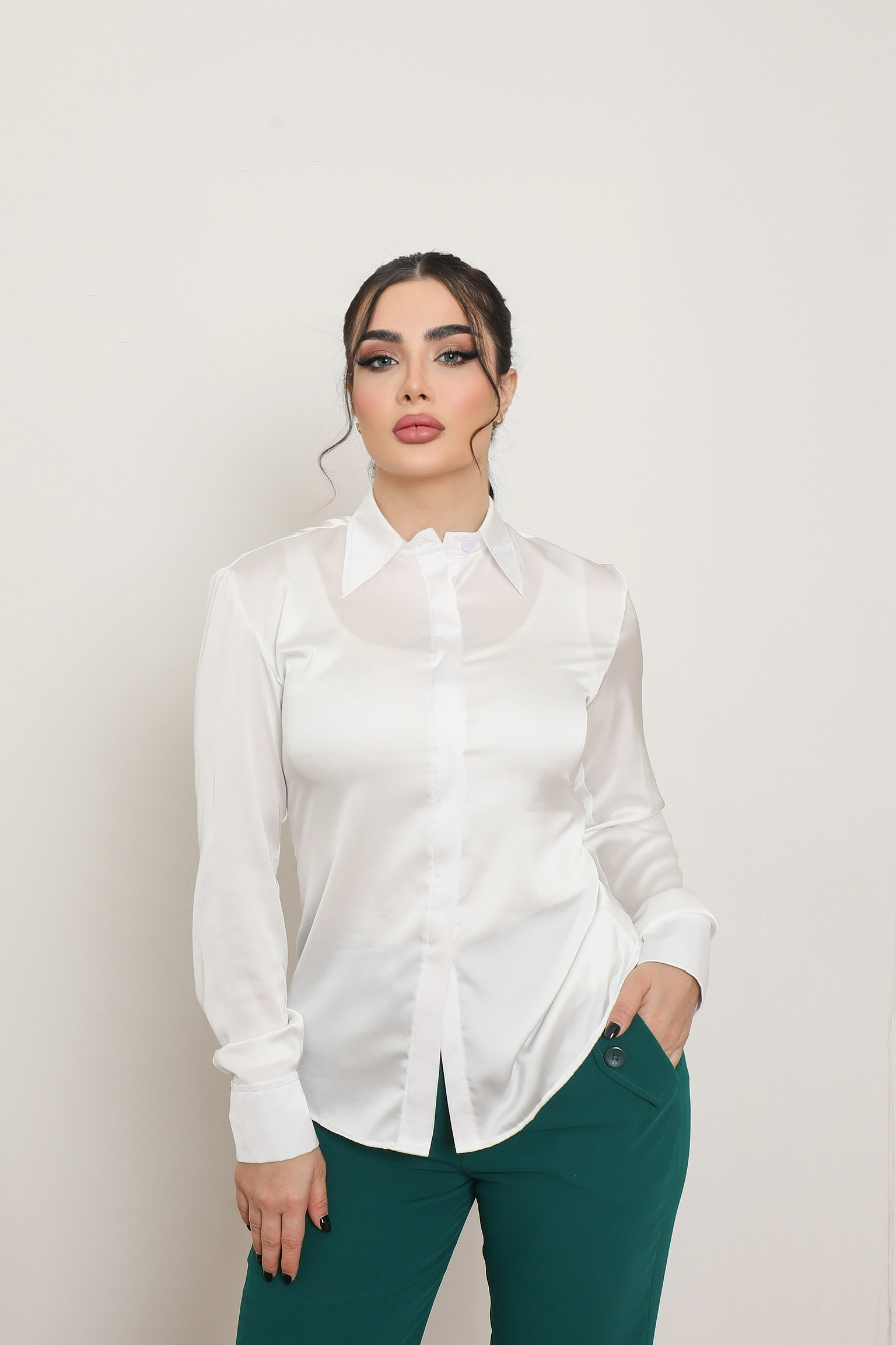 IVORY LUXE BLOUSE