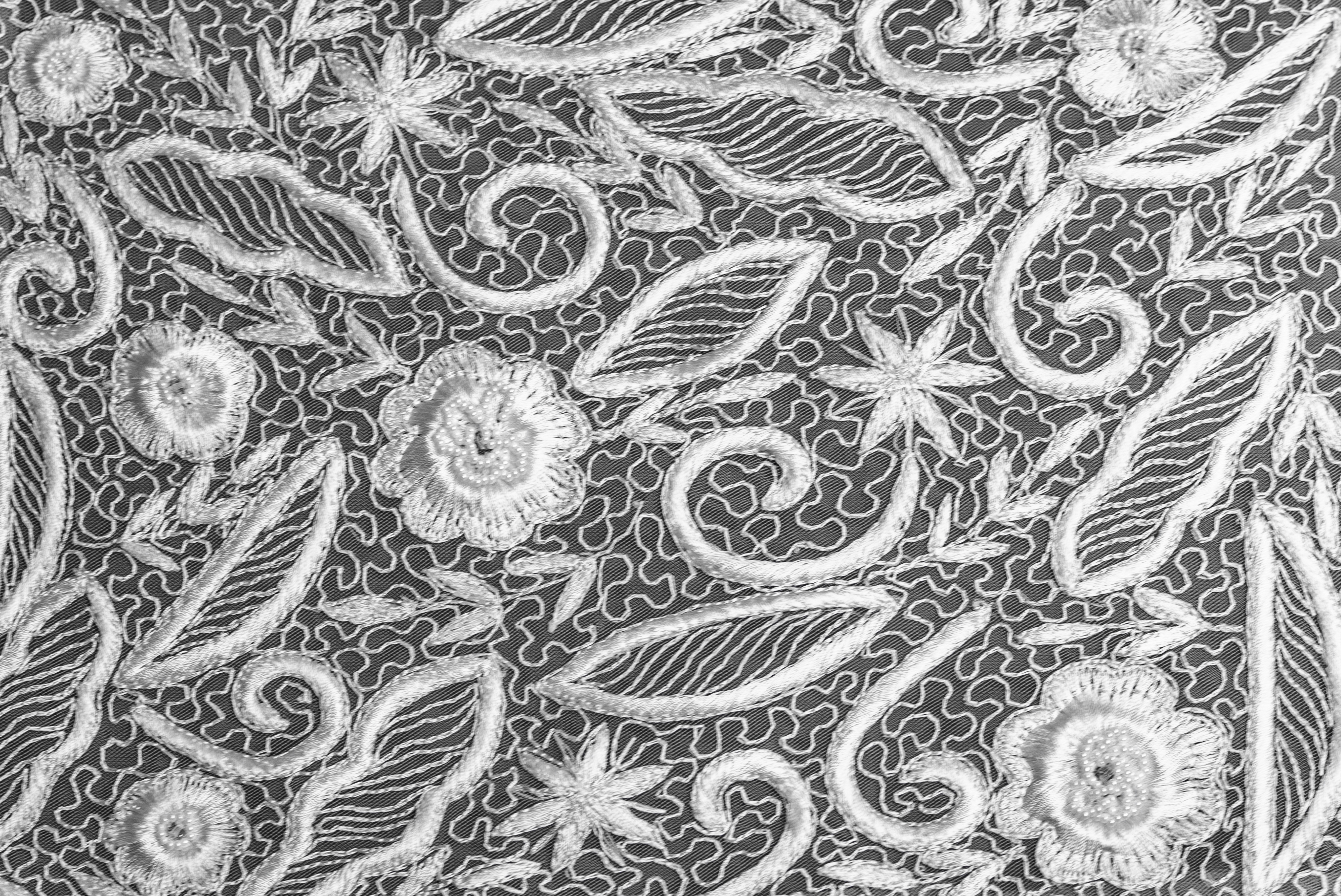 LUSH GARDEN EMBROIDERED LACE