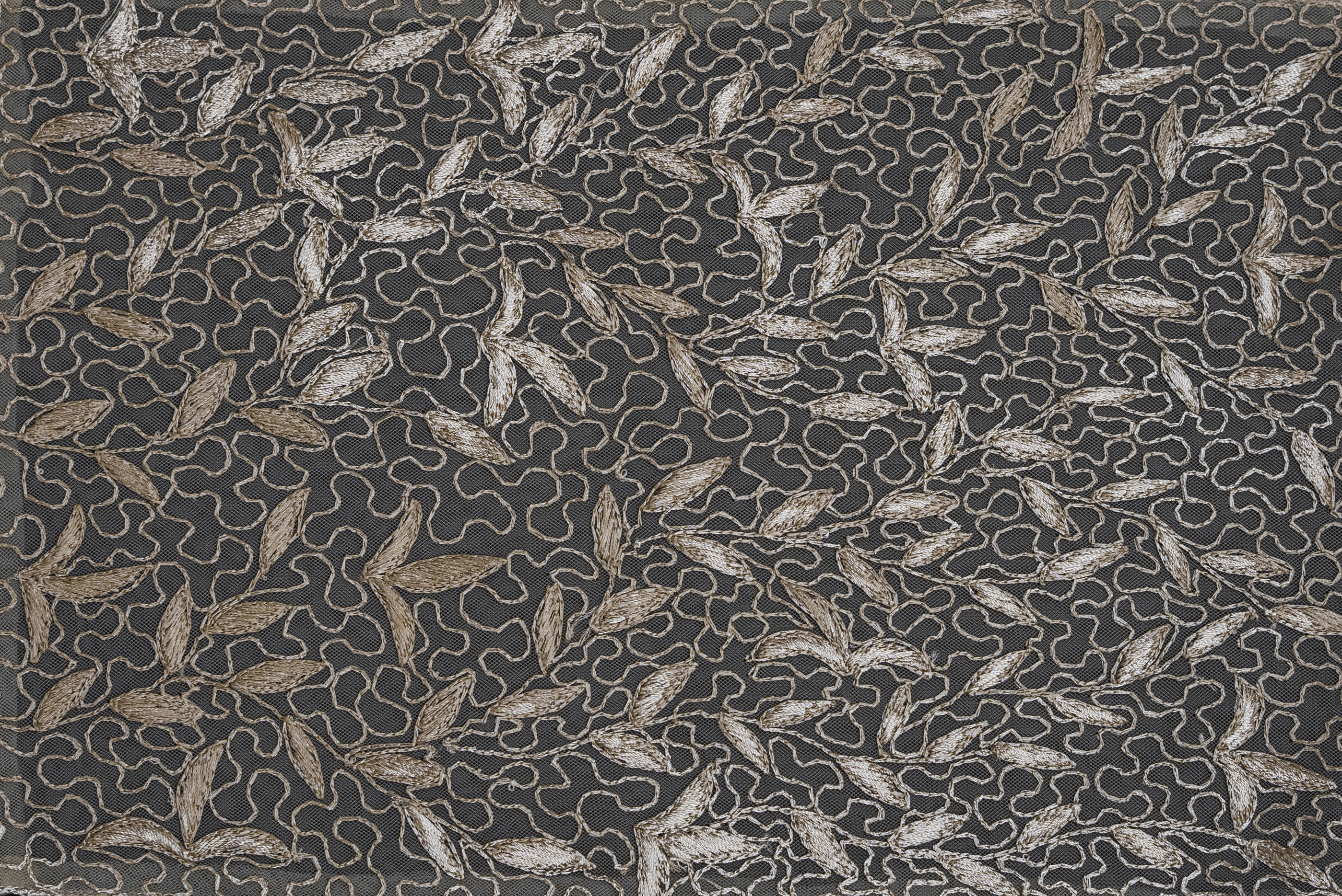 LUXE BOTANICAL EMBROIDERED LACE