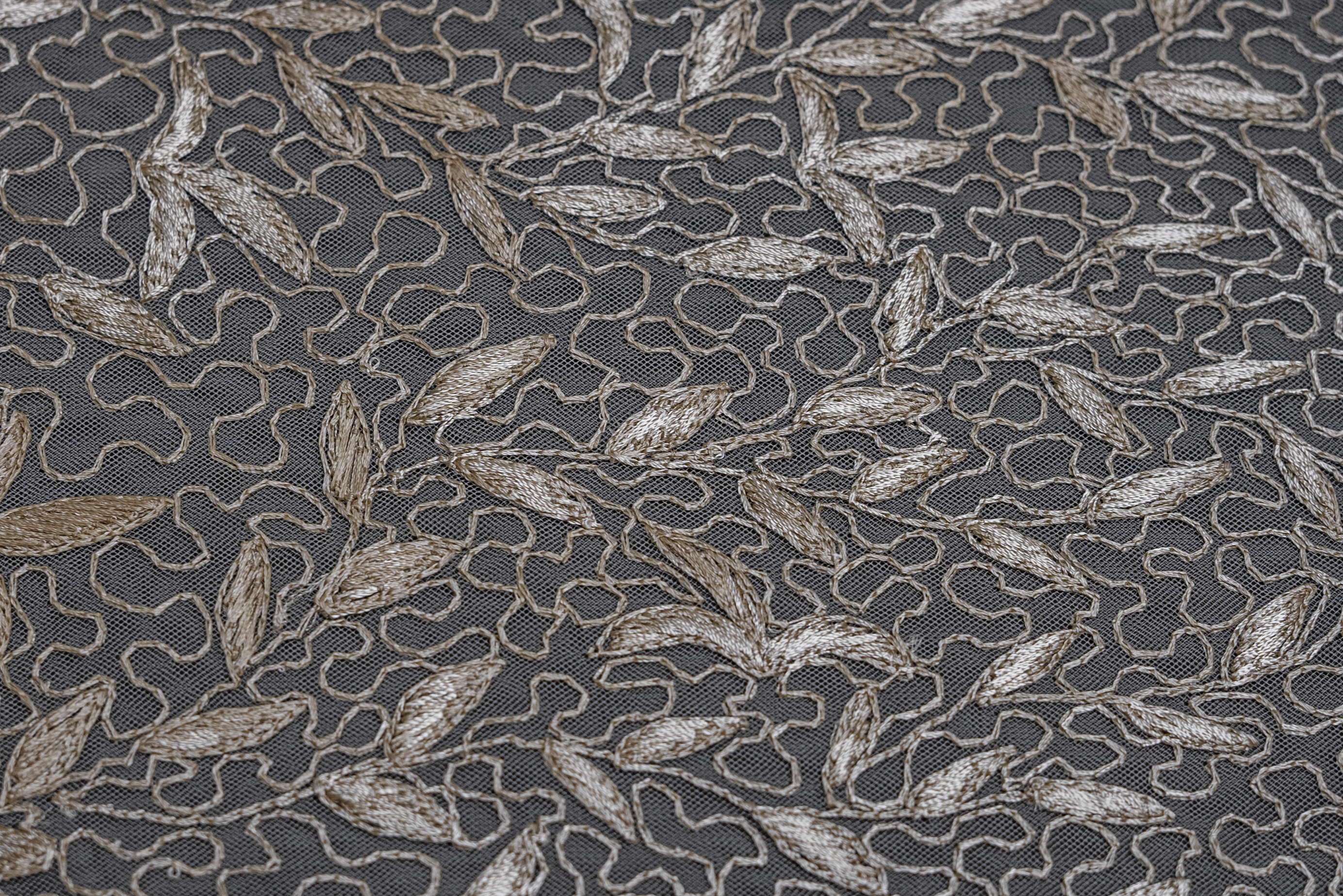 LUXE BOTANICAL EMBROIDERED LACE