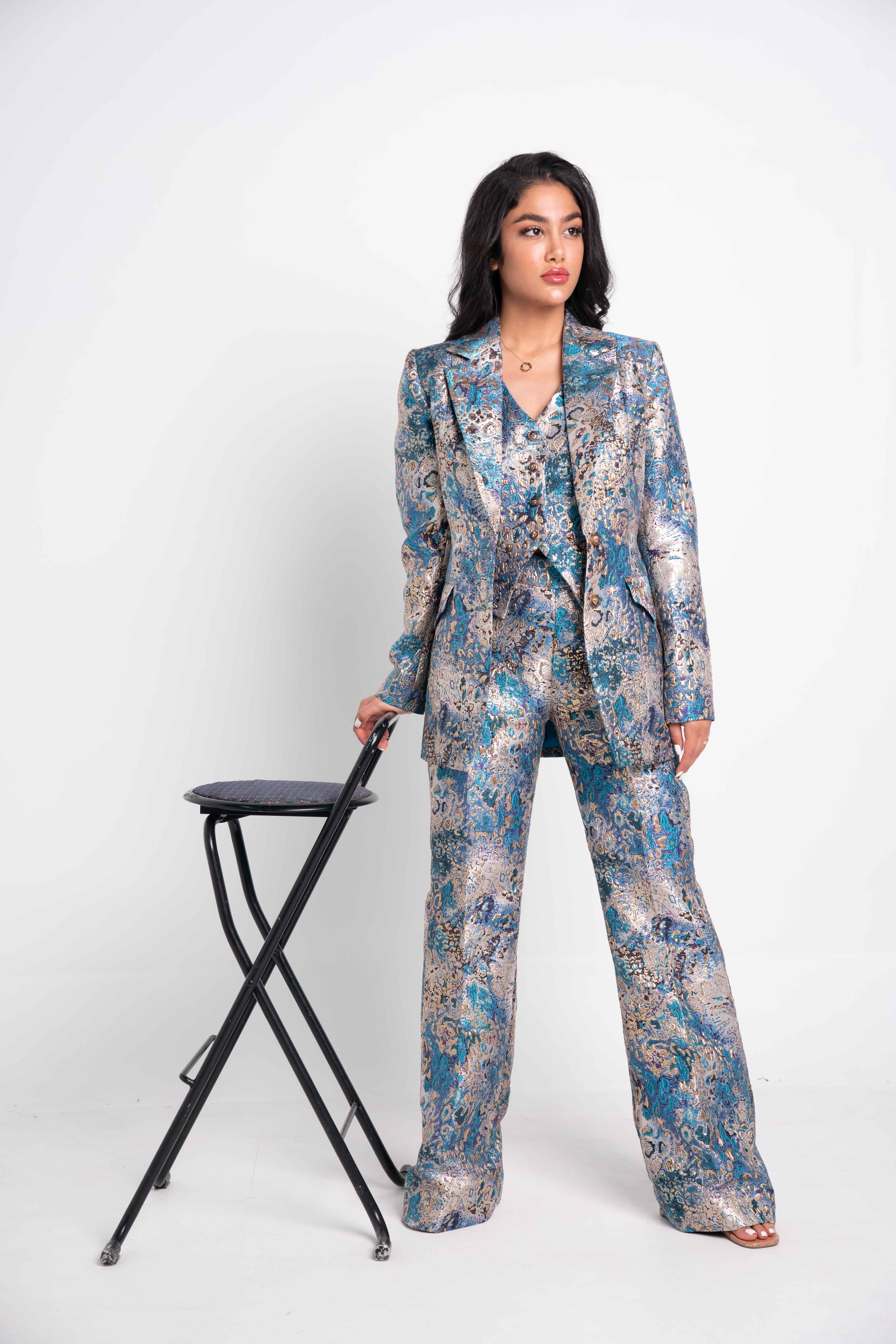 MAJESTIC BROCADE SUIT