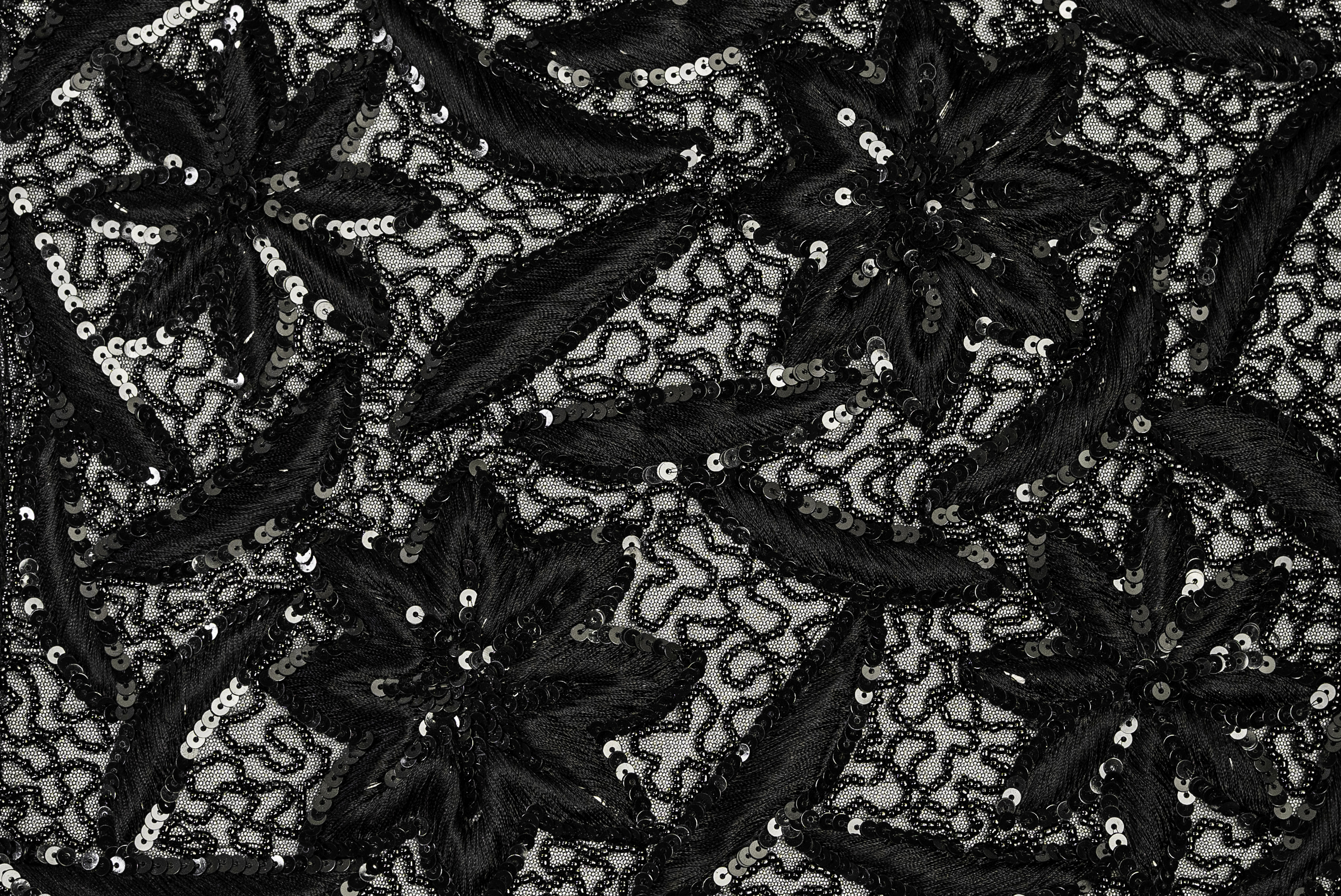 MIDNIGHT BLOOM SEQUIN LACE