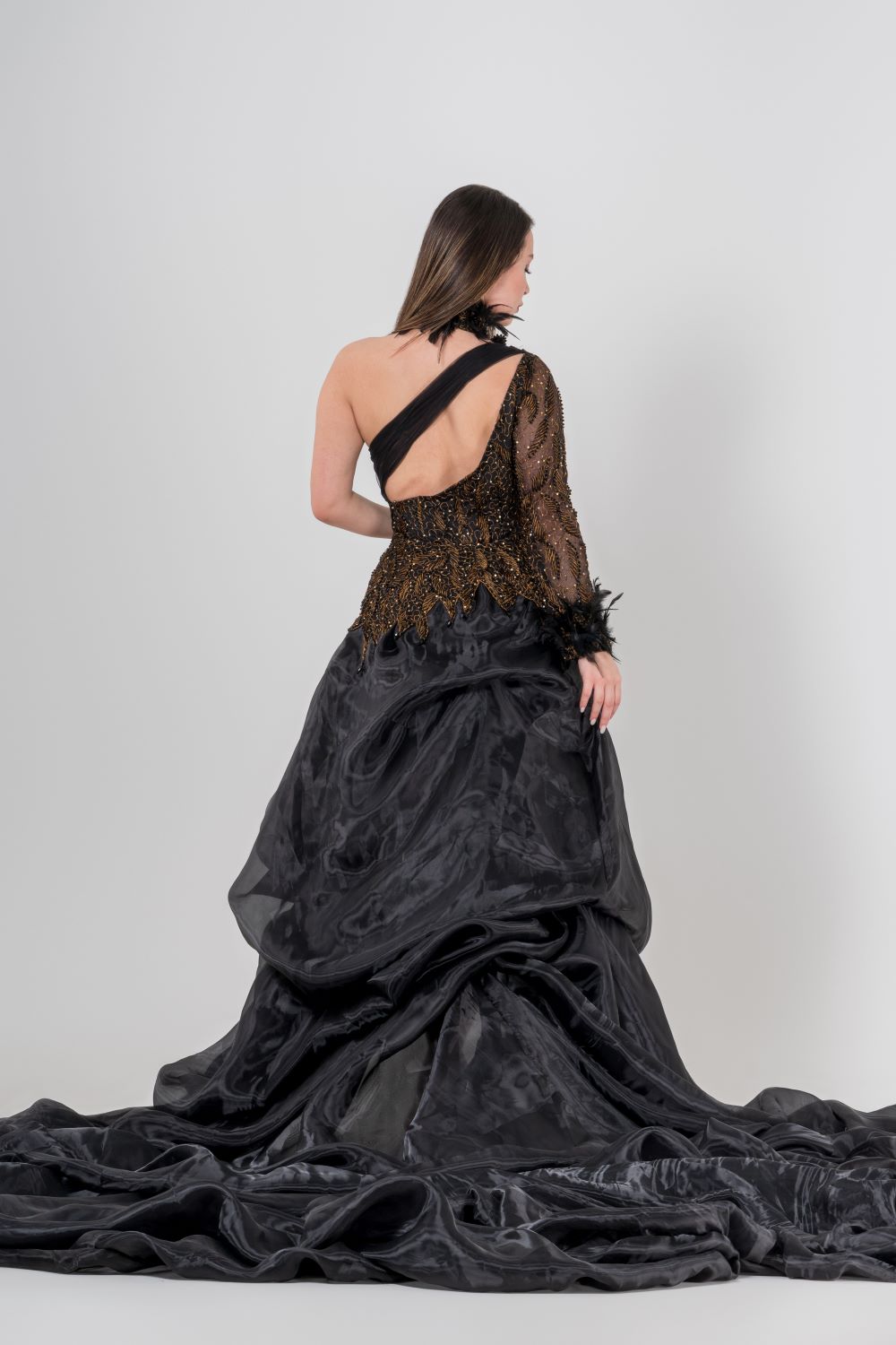 OBSIDIAN FLARE DRESS