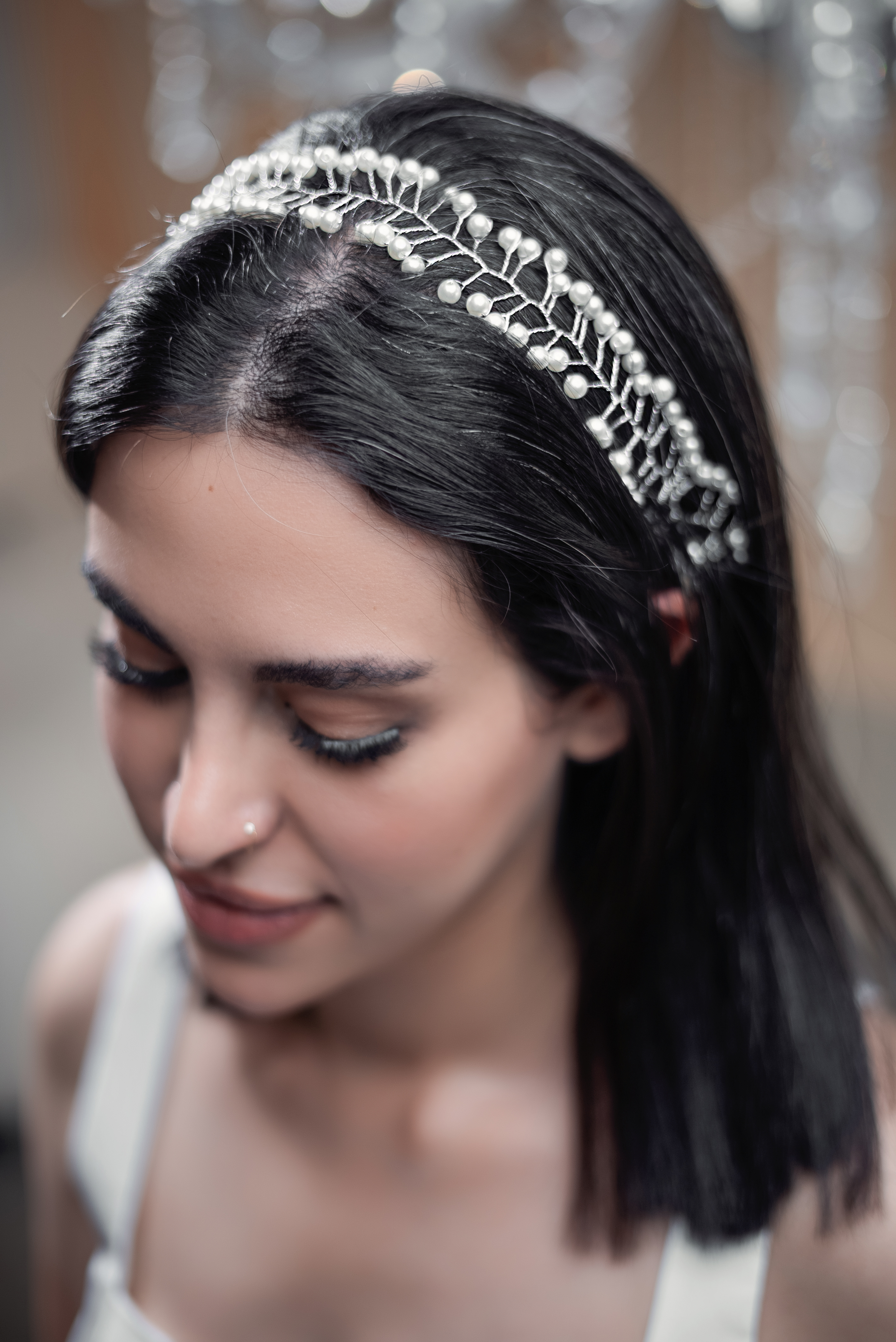 PEARL VINE DOUBLE HEADBAND