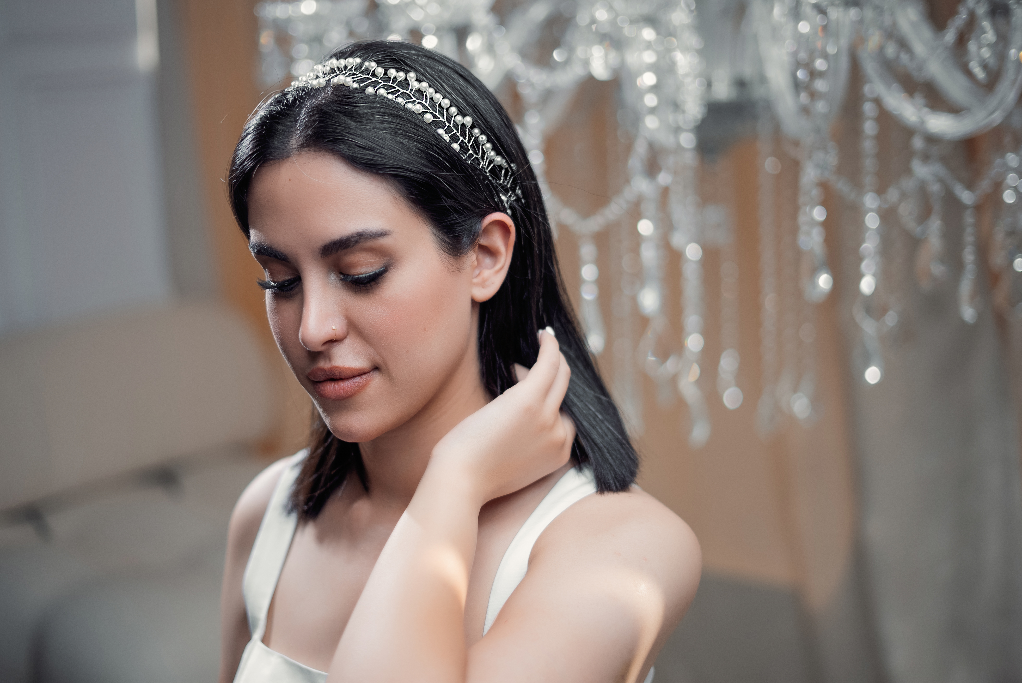 PEARL VINE DOUBLE HEADBAND