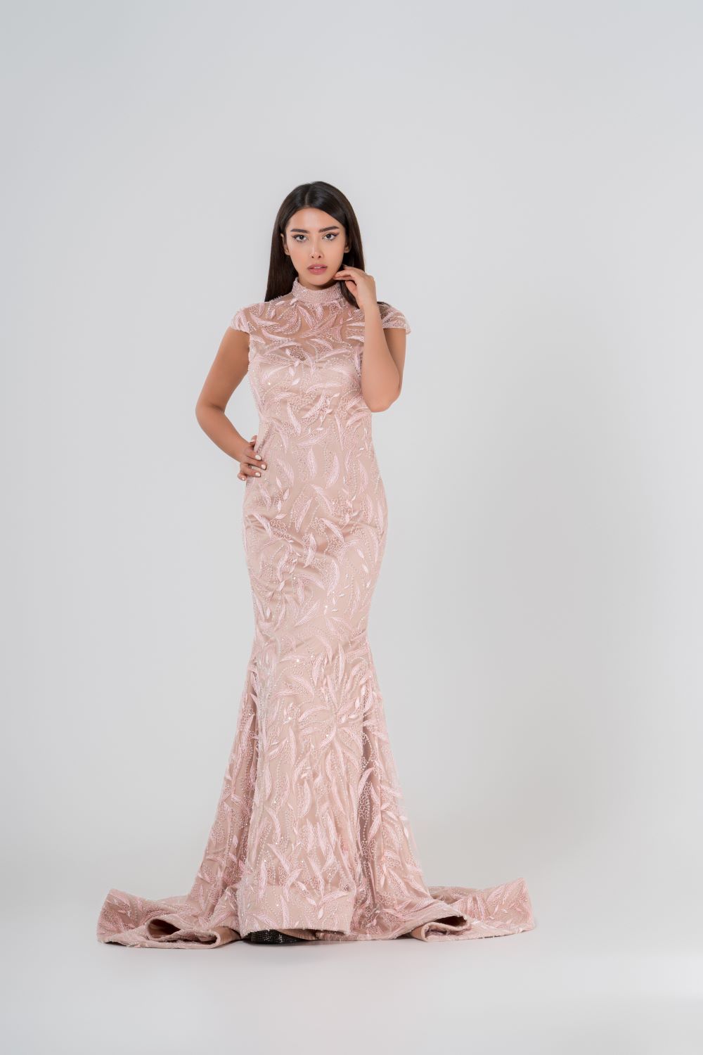 ROSE GLIMMER GOWN