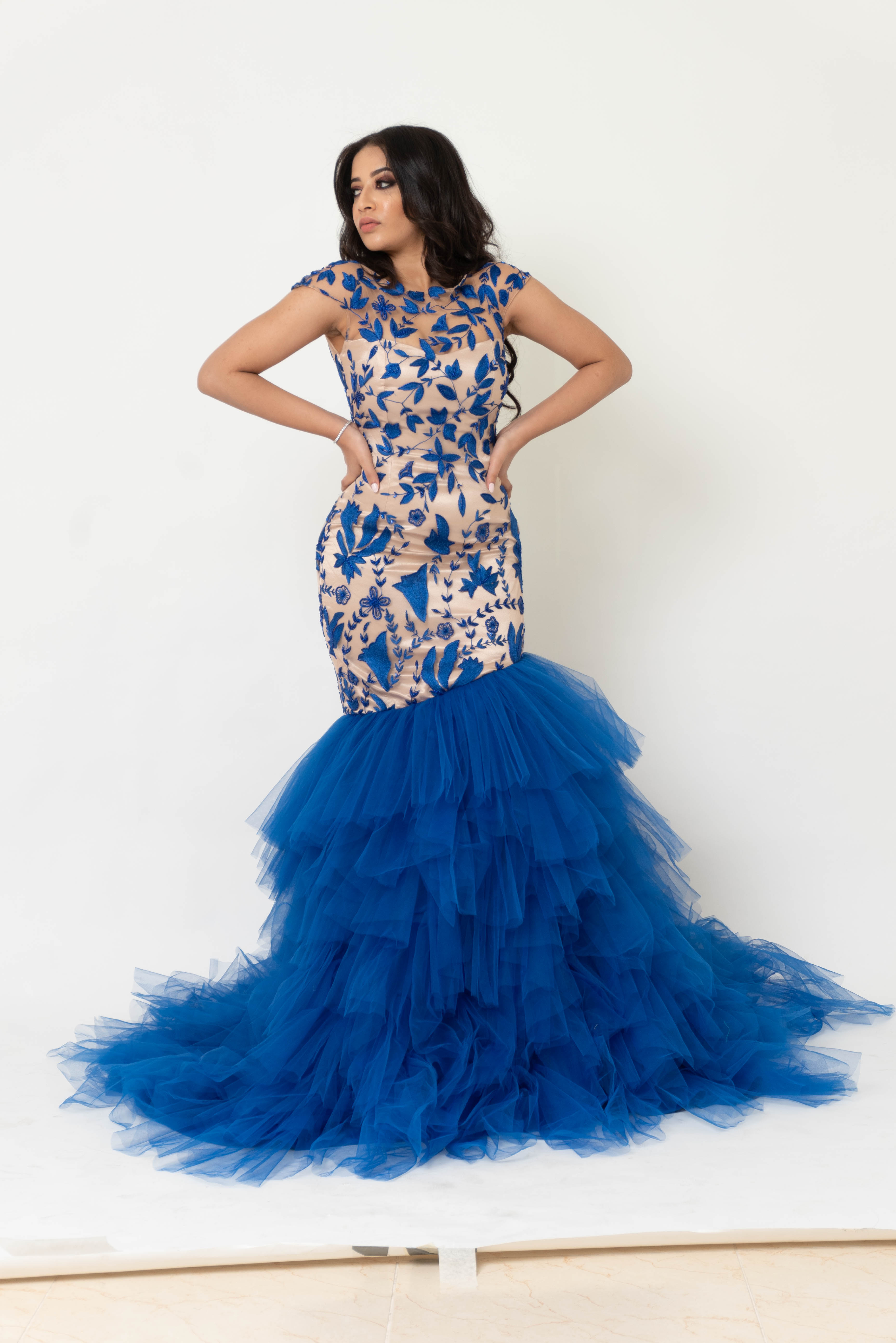 ROYAL BLOOM MERMAID GOWN