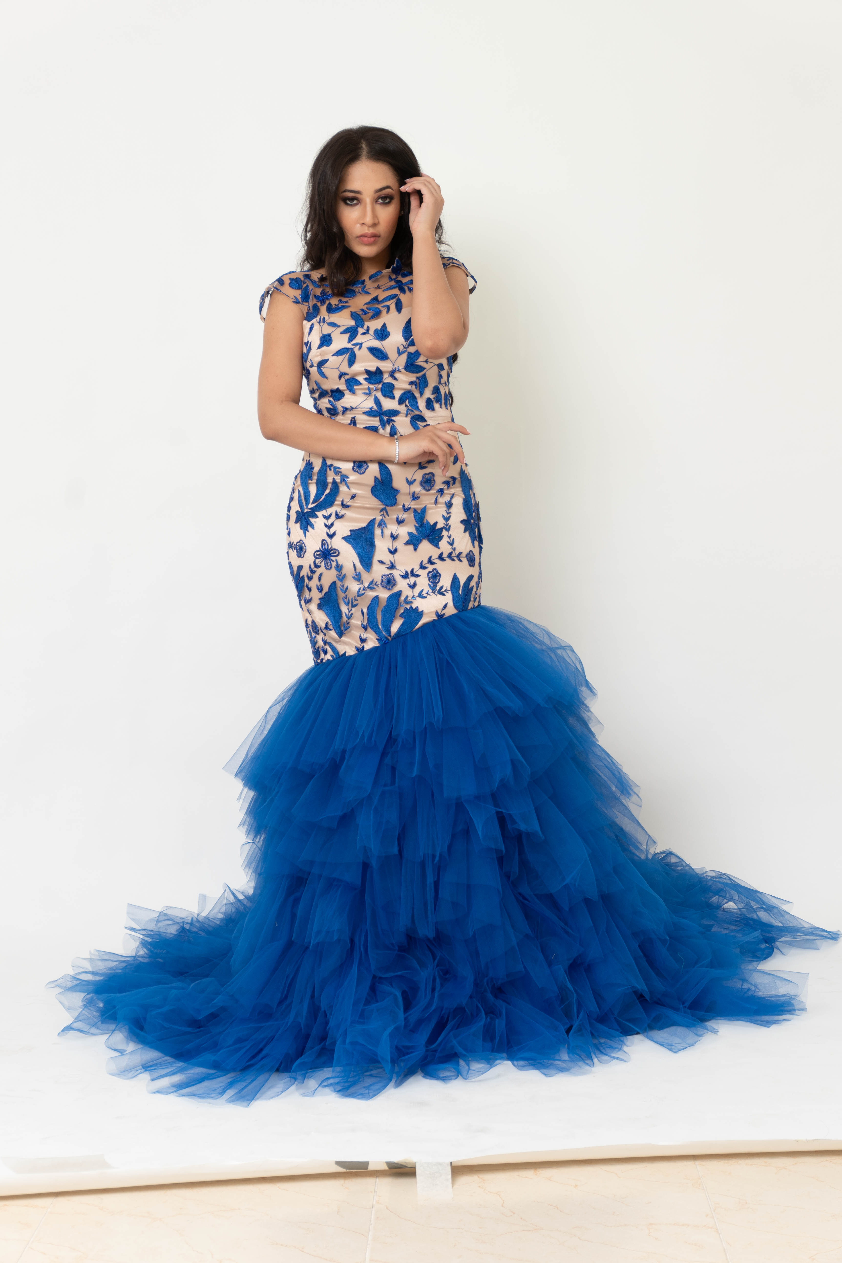 ROYAL BLOOM MERMAID GOWN