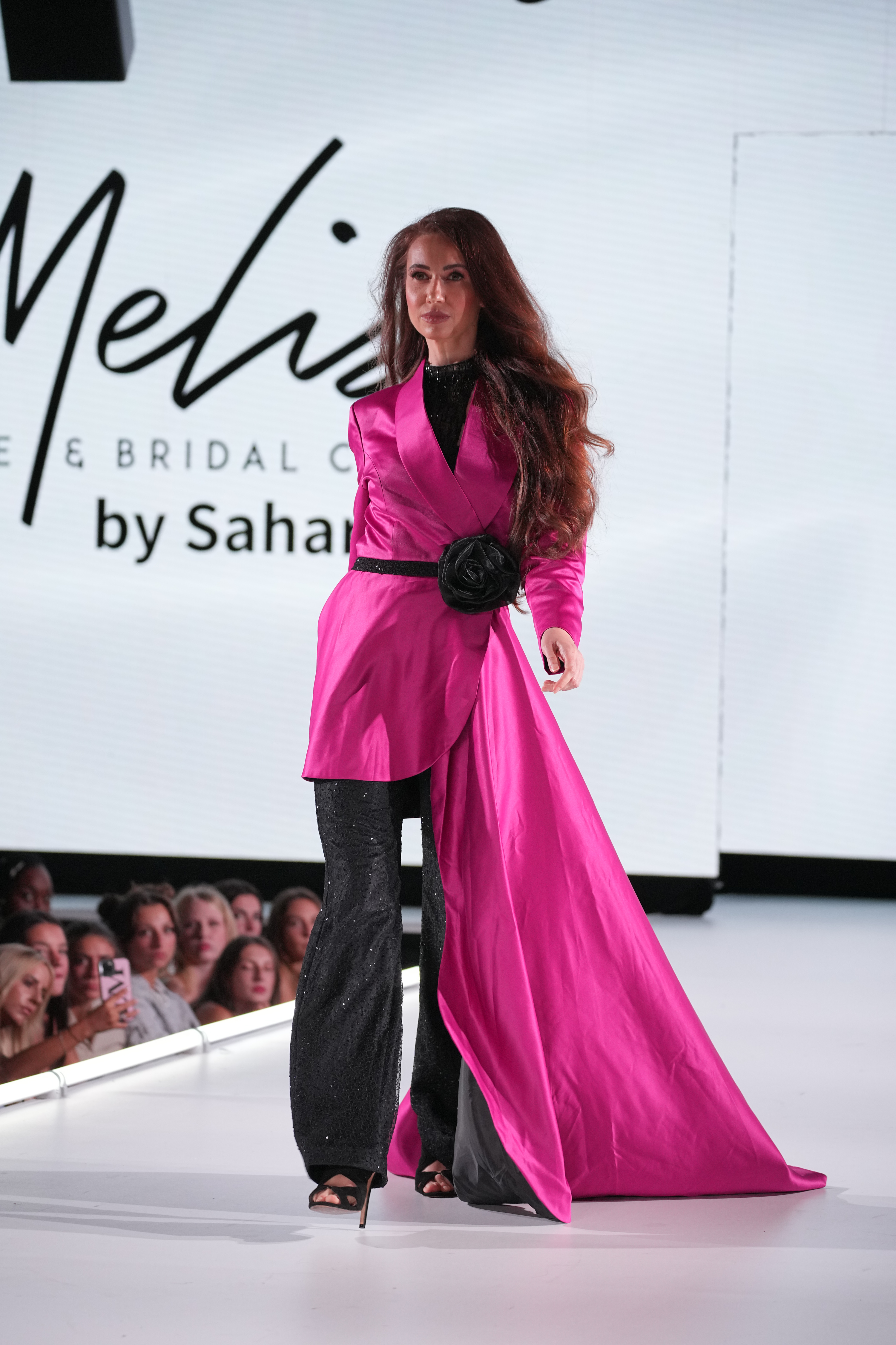 SATIN PEPLUM TUXEDO JACKET