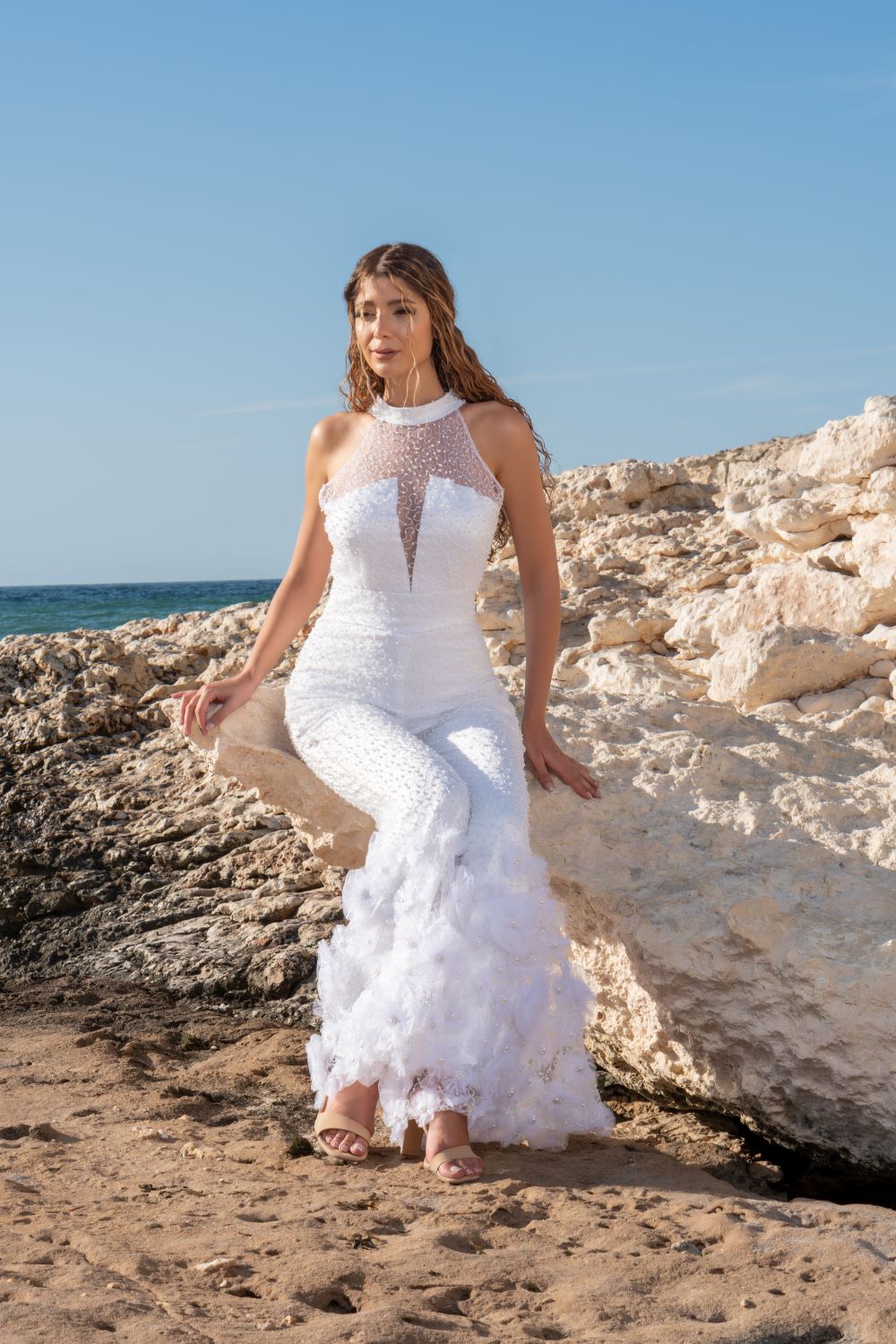 SEQUIN BRIDAL JUMPSUIT