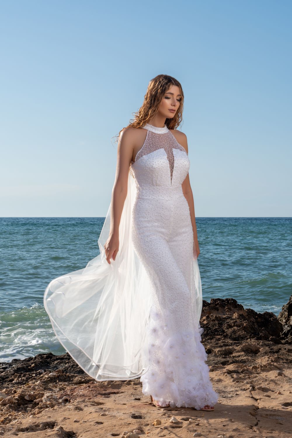 SEQUIN BRIDAL JUMPSUIT