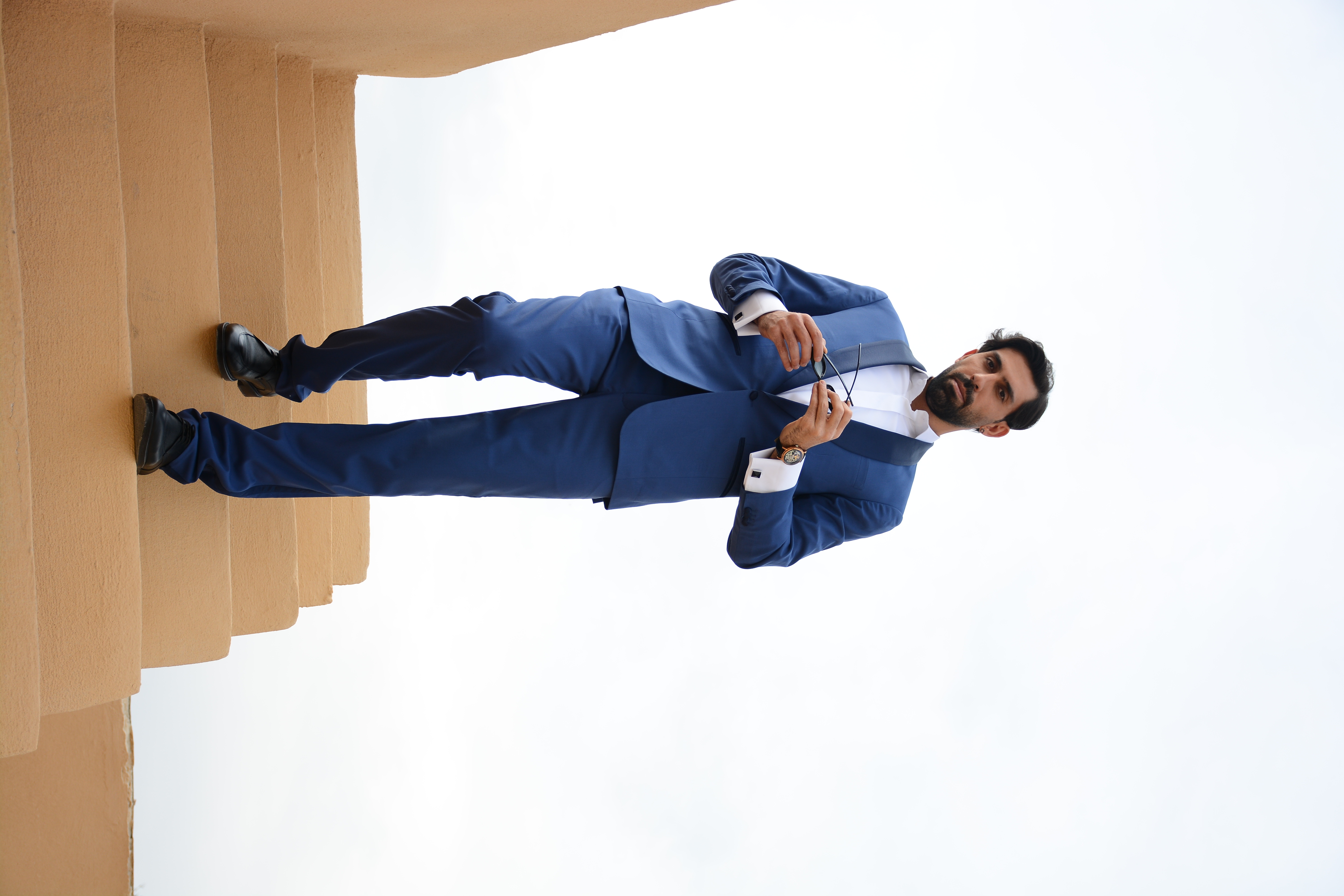 SLIM-FIT ROYAL BLUE FORMAL SUIT