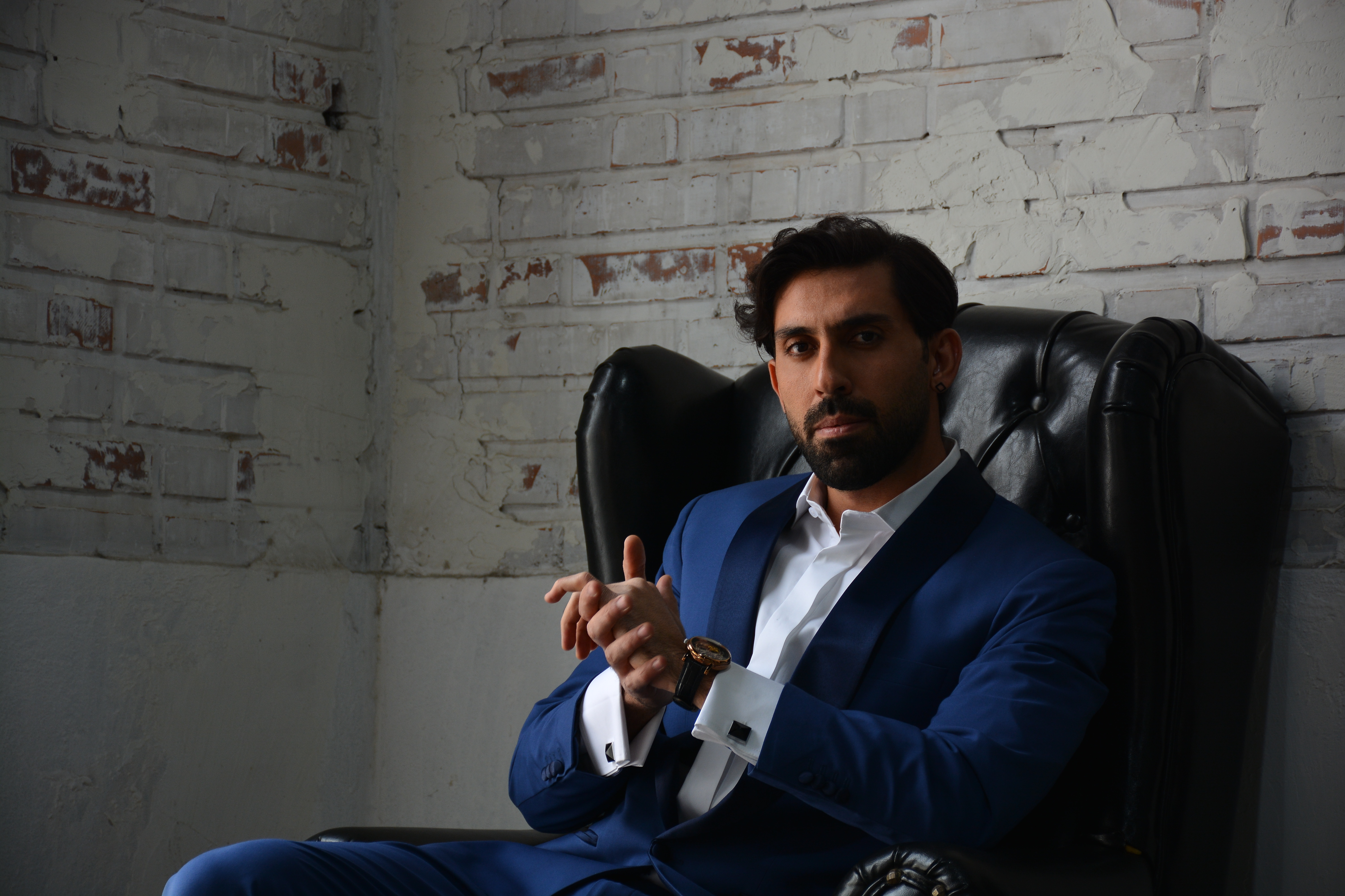 SLIM-FIT ROYAL BLUE FORMAL SUIT